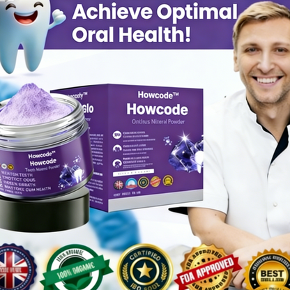 ✨ Howcode™ PearlyGlo Tooth Mineral Powder