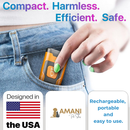 Ultrasonic Dog Training and Anti Dog Barking Device - Easy, safe and humane!